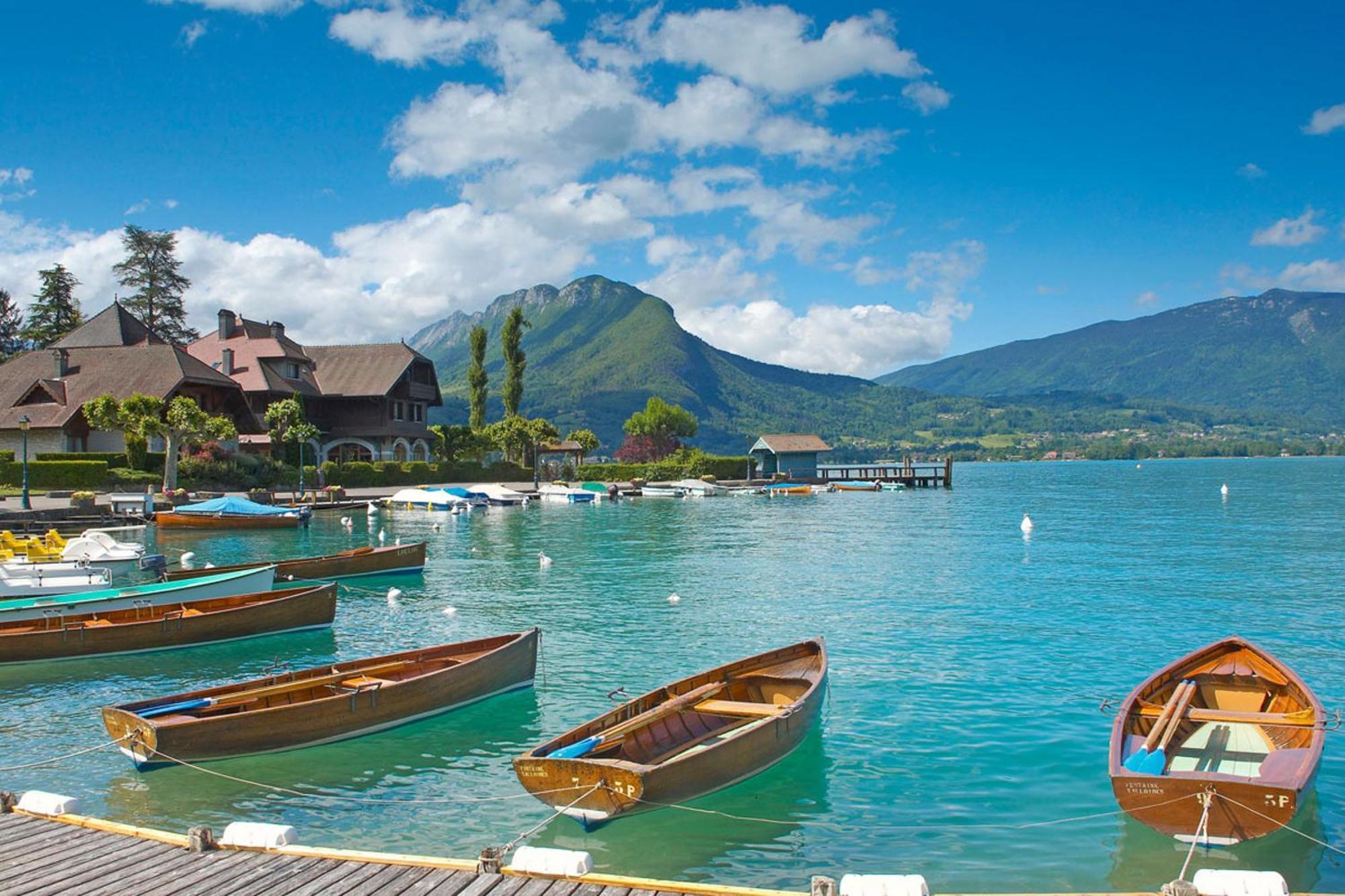 La Plume classé 3 étoiles vue Lac avec parking Annecy Exterior foto