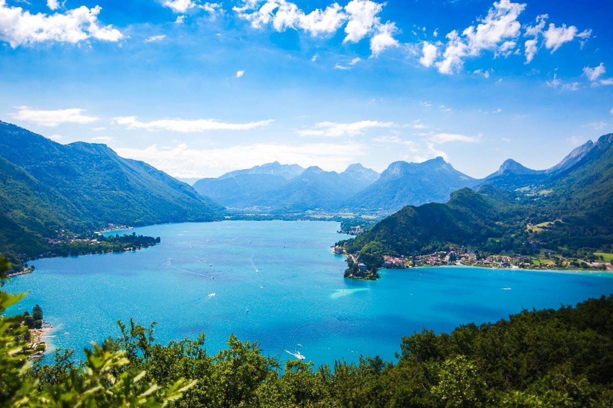 La Plume classé 3 étoiles vue Lac avec parking Annecy Exterior foto