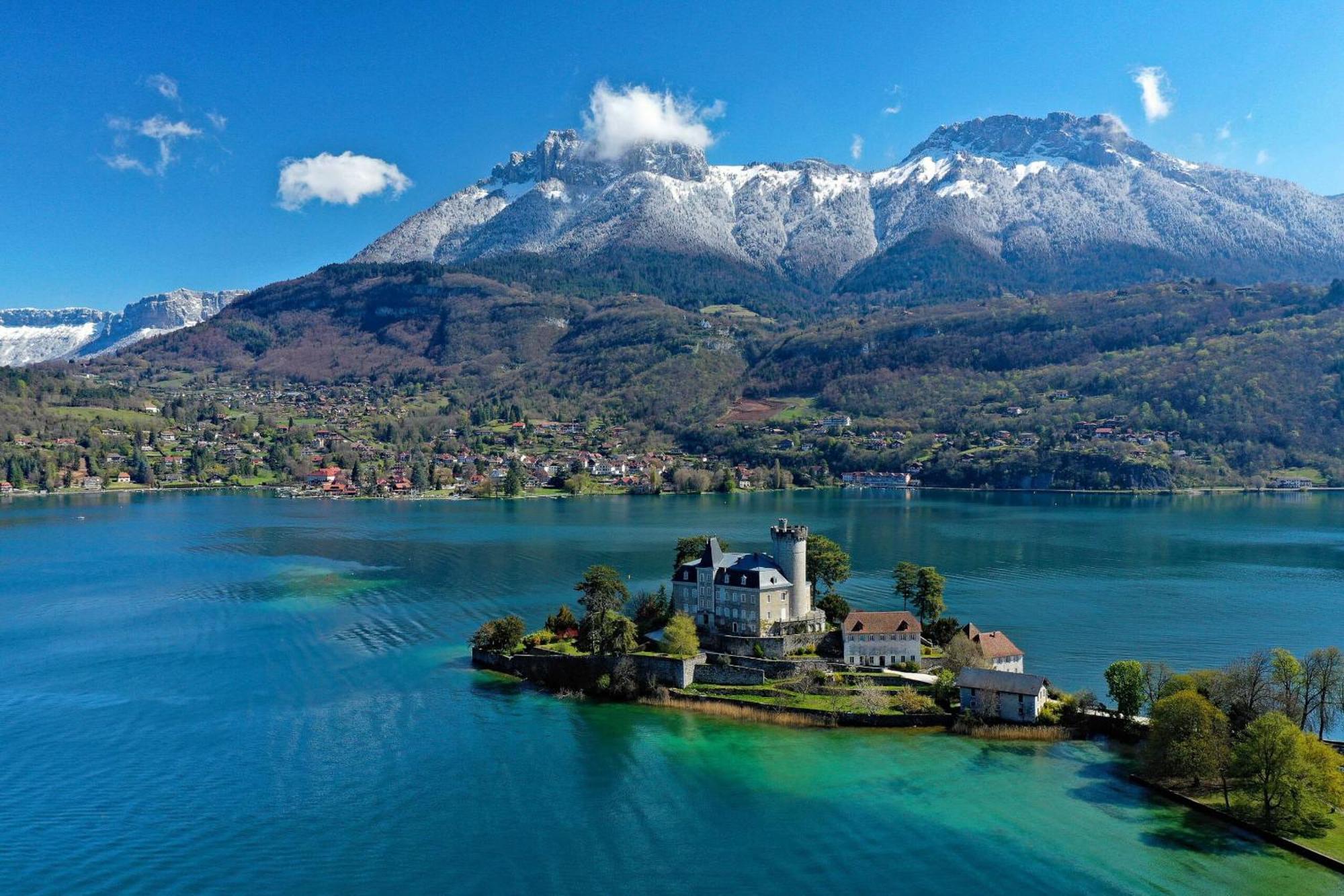 La Plume classé 3 étoiles vue Lac avec parking Annecy Exterior foto